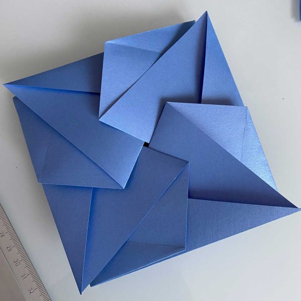 partecipazione origami chiusa
